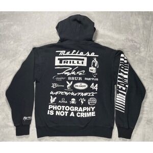 SSUR Team Trill Hoodie Men's M Black Graphic Futura 2000 13th Witness Streetwear